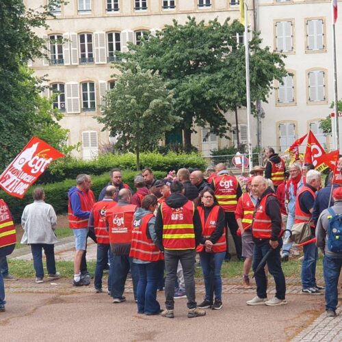 La CGT Grand Est a appelé au rassemblement pour l’emploi et la reconquête industrielle jeudi 11 juin devant le conseil régional à Metz